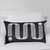 Zora Throw Pillow - 25" - Black and White - IMAGE 2
