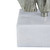 Tree Bark Statuaries with Marble Base - 27" - Silver - Set of 2