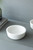 Round Marble Bowl - 7" - White - IMAGE 5
