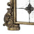 Antique Style Arched Baroque Wall Mirror - 48.5" - Gold