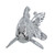 Large Mr. Limpet Fish - 10" - Chrome Finish - IMAGE 4
