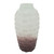16" White and Pink Ombre Geometric Textured Vase - IMAGE 1