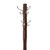 Wooden Hook Coat Tree - 72” - Cappuccino Finish - IMAGE 3