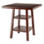 High Dining Table with Counter Stools - 36" - Walnut Finish - 3-Piece - IMAGE 4