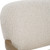 Faux Shearling Accent Chair - 38" - Cream and Brown - IMAGE 4