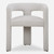 Upholstered Dining Chair - 28" - Cream - IMAGE 2