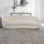 Upholstered Faux Shearling Sofa - 90" - White - IMAGE 4