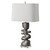 Free Flowing Table Lamp with Drum Shade - 28.5" - Nickel Finish - IMAGE 6