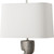 Free Flowing Table Lamp with Drum Shade - 28.5" - Nickel Finish