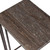 Rectangular Travertine Top Accent End Table - 23" - IMAGE 4