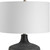 Ribbed Table Lamp with Drum Shade - 24.5" - Charcoal Black - IMAGE 6