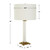 Upscale Square Column Crystal Base Table Lamp - 28" - Clear - IMAGE 4