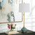 Drip Glaze Buffet Lamp - 34" - Seafoam Green - IMAGE 3