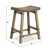 Wooden Counter Stool - 26.5" - Brown