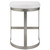 Backless Counter Stool - 26" - Silver and White