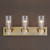3-Light Antique Brass Cylindrical Wall Sconce - 23" - IMAGE 1
