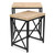 Rectangular Nesting Side Tables - 25" - Brown and Black - Set of 2 - IMAGE 1