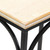 Rectangular Wooden Side Tables - 23.75" - Brown and Black - Set of 2