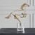 Horse Sculpture with Crystal Base - 14.75" - Gold and Clear - IMAGE 4