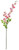 Pink Wild Sweet Pea Atrificial Floral Spray - IMAGE 1