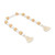 Artificial Beaded Garland with Tassels - 3.25' x 2"