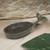 9.5" Black Finish Nautical Whale Handmade Tray - IMAGE 2