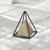 10.5" Bronze and Black Contemporary Pyramid Tabletop Decoration - IMAGE 2