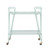 Mirrored Top Two Tier Bar Serving Cart - 32.5" - Mint Blue - IMAGE 2