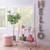 Two Tier Glass Top Bar Serving Cart - 32.5" - Pink - IMAGE 1