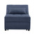 Armless Convertible Sofa Bed Chair - 75.5" - Blue - IMAGE 2