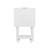 4-Piece Folding Tray Table Set - 26.5" - White - IMAGE 2