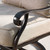 Set of 2 Wheat Brown and Black Outdoor Patio Furniture Swivel Rocking Club Chairs 34.2" - IMAGE 4
