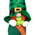 Plaid Gnome with Shamrocks St. Patrick's Day Decoration - 7" - IMAGE 5
