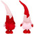 23" Gnomes with Heart Knitted Hats Valentine's Day Decoration - Set of 2