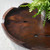 Teak Wood Round Accent Bowl - 20" - Brown - IMAGE 3