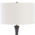 Horizontal Texture Table Lamp with Drum Shade - 34 - Green - IMAGE 5