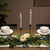 LED Flickering Flameless Taper Church-Top Christmas Candles - 9.75" - White - Set of 2 - IMAGE 1