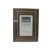 Tiles Rectangular Picture Frame - for 4" x 6" Photo - Black and Brown - IMAGE 1