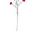 Mini Carnation Artificial Floral Spray - 27.5" - Crimson Red - IMAGE 6