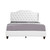 Upholstered Diamond Tufted Panel Full Bed - 80" - White - IMAGE 2
