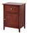 Nightstand with Drawer and Door - 25" - Brown - IMAGE 2