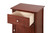 Nightstand with Drawer and Door - 25" - Brown - IMAGE 3
