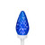 Patriotic LED C9 Faceted Christmas Lights - Red, White and Blue - 66' White Wire - 100ct - IMAGE 4