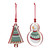 Glittered Tree and Snowman Cookie Cutter Christmas Ornaments - 4.25" - Set of 12 - IMAGE 6