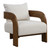 T-Back Open Frame Accent Chair - 31" - Cream - IMAGE 4