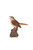 6.25" Motion Activated Singing Nightingale Standing on Stump Outdoor Garden Statue - IMAGE 3