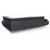 Adjustable Faux Leather L Shape Sectional Sofa - 109" - Black - IMAGE 4