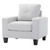 Pocket Coil Seating Accent Chair - 36" - White - IMAGE 2