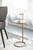 Round Two Tier Side Table - 28" - Gold
