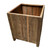 Large Square Wooden Planter - 29.5" - Brown - IMAGE 1